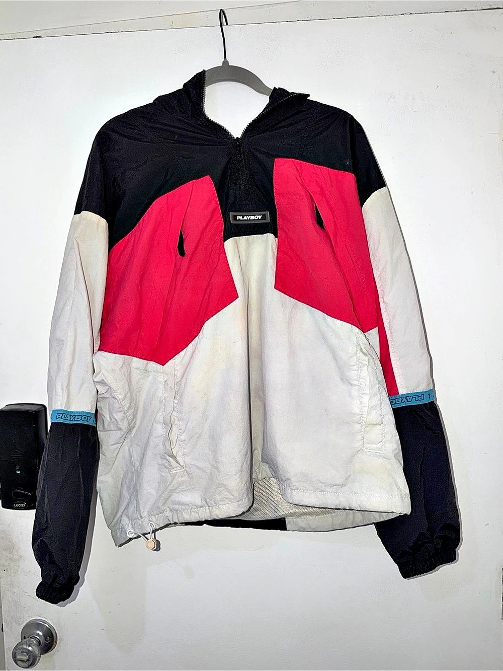 Playboy by PacSun Color Block Windbreaker Size Medium
